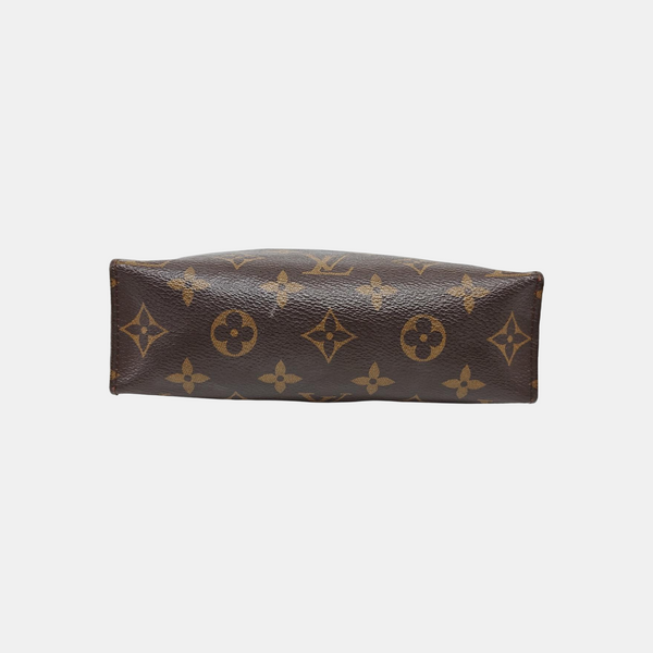 TOILET POCKET 19 Monogram Coated Canvas Brown