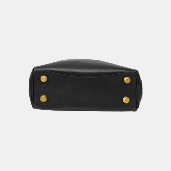 Calfskin Shoulder Bag Mini Black
