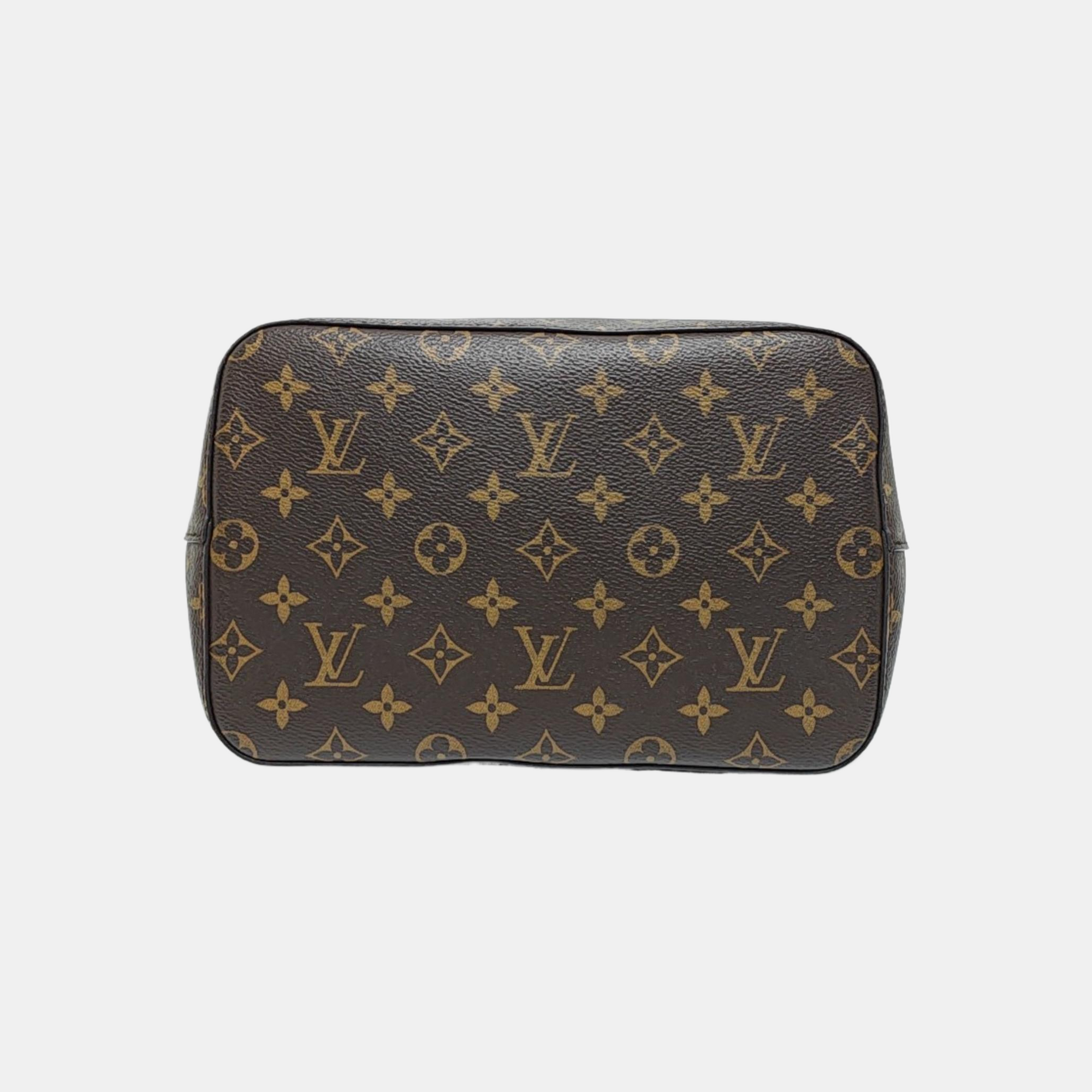 NÉONOÉ MM Monogram Coated Canvas Brown