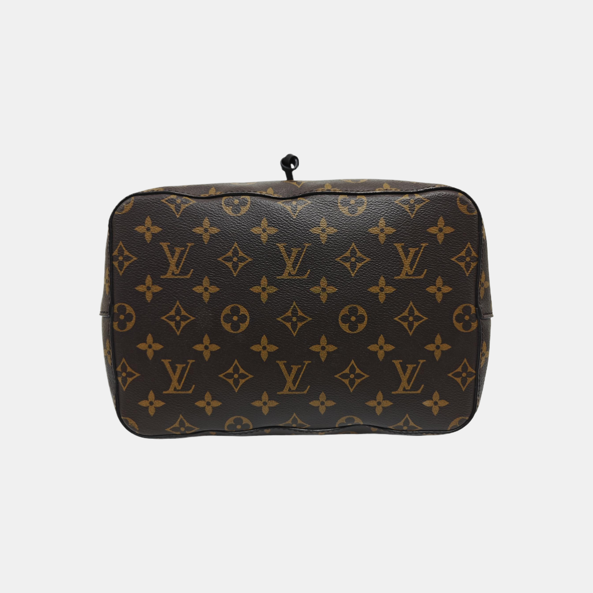 NÉONOÉ MM Monogram Coated Canvas Brown
