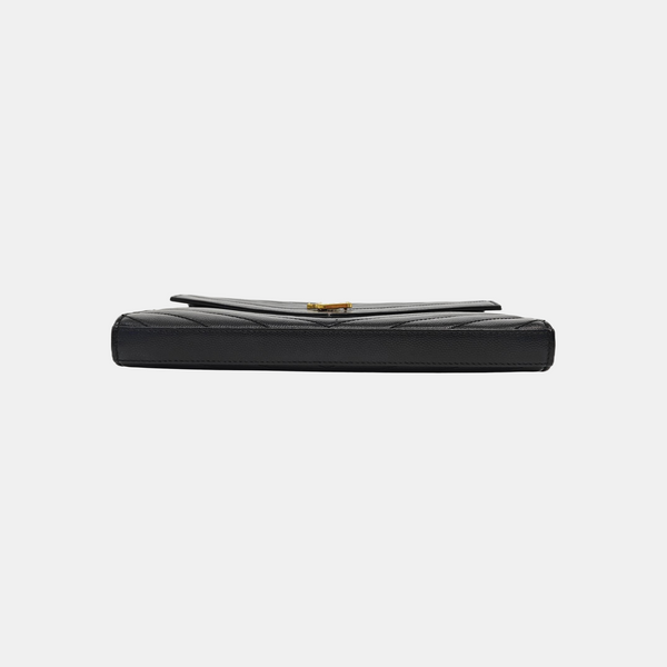 MONOGRAM Medium Chevron Calfskin Black