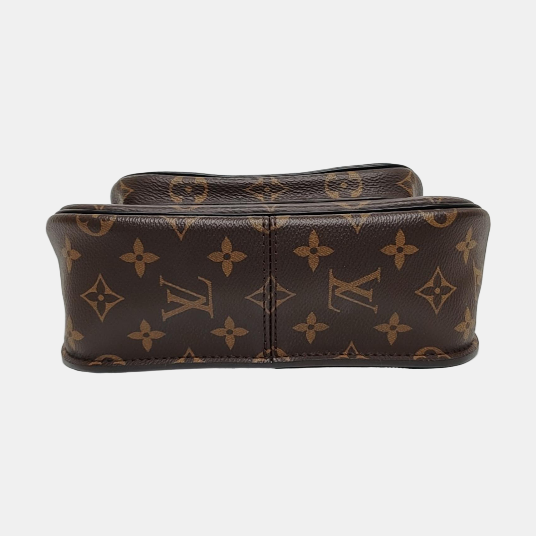 PASSY Monogram Coated Canvas Brown