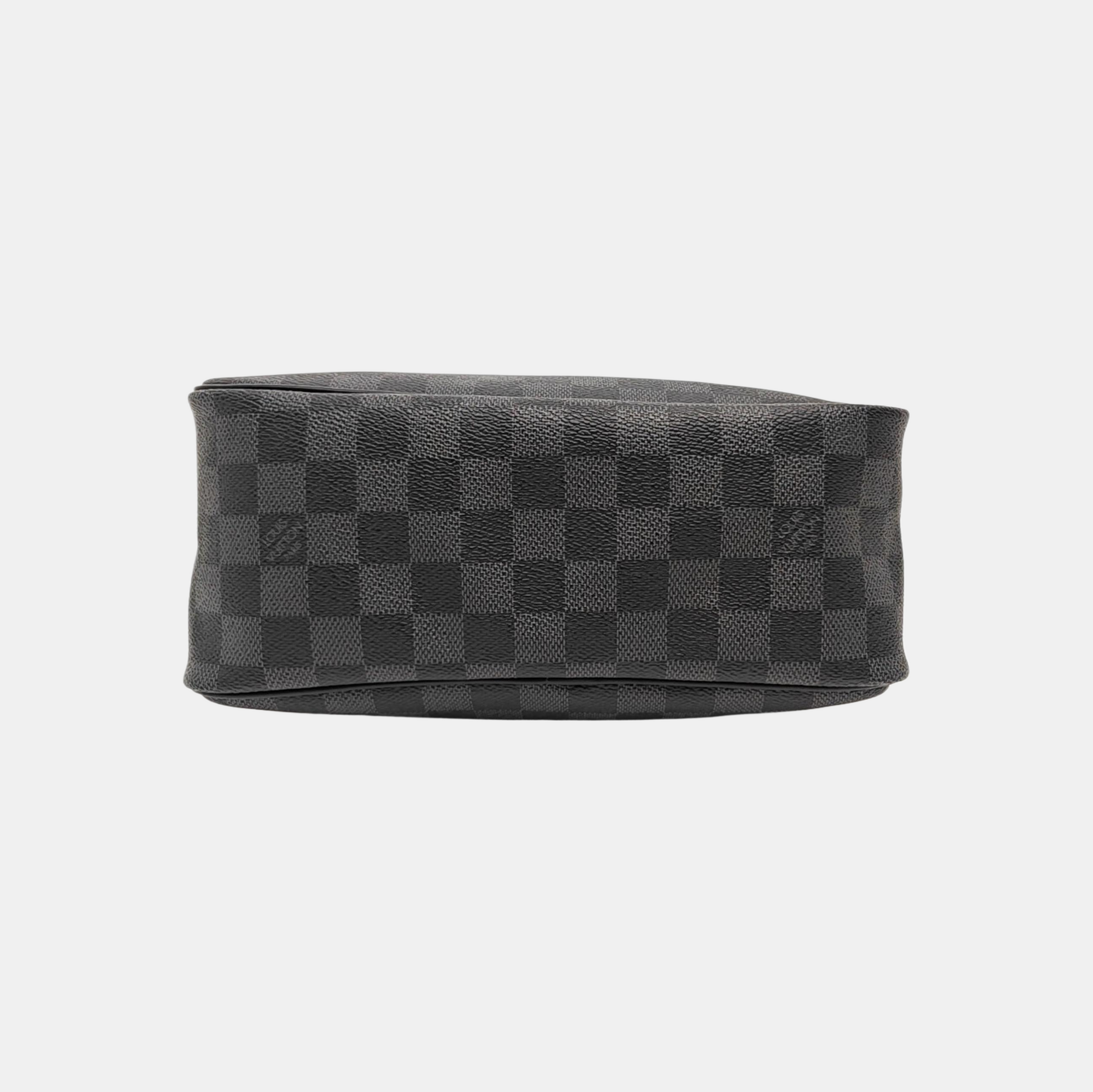 Damier Graphite Coated Canvas Clutch Gray