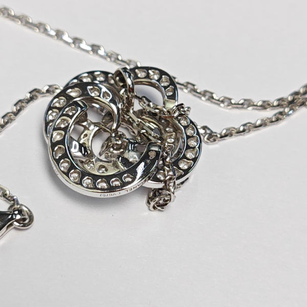 CAMÉLIA 18k White Gold Silver Necklace