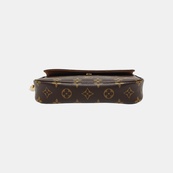 IVY Monogram Coated Canvas Brown