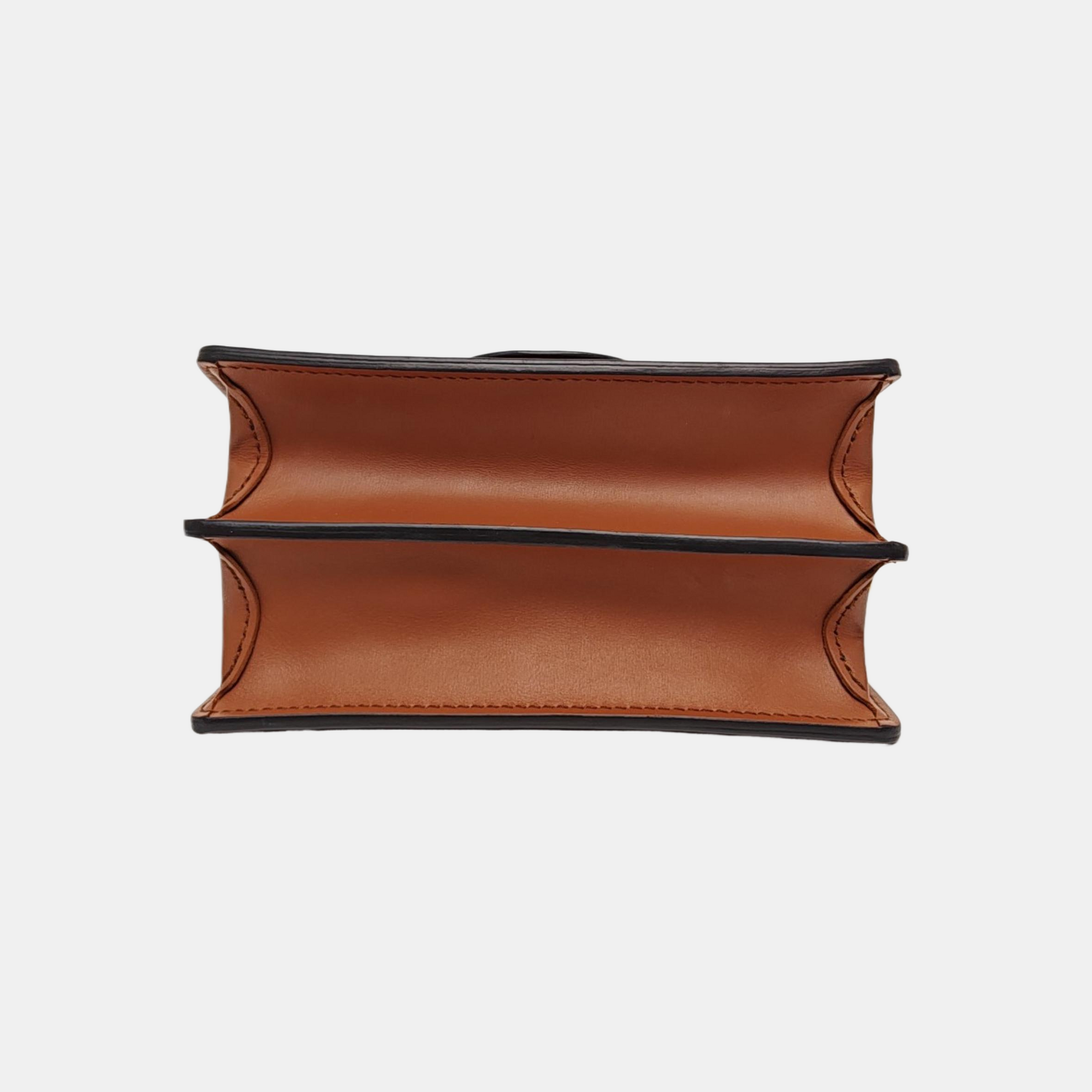 DAUPHINE Mini Monogram Coated Canvas Brown