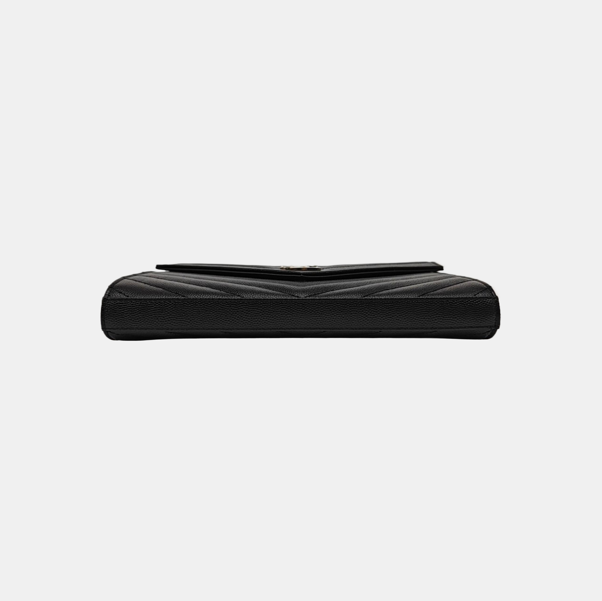 MONOGRAM Medium Chevron Calfskin Black