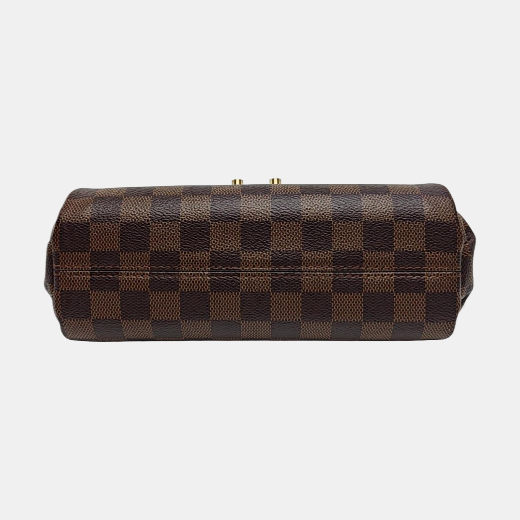 CROISETTE Damier Ebene Coated Canvas Brown