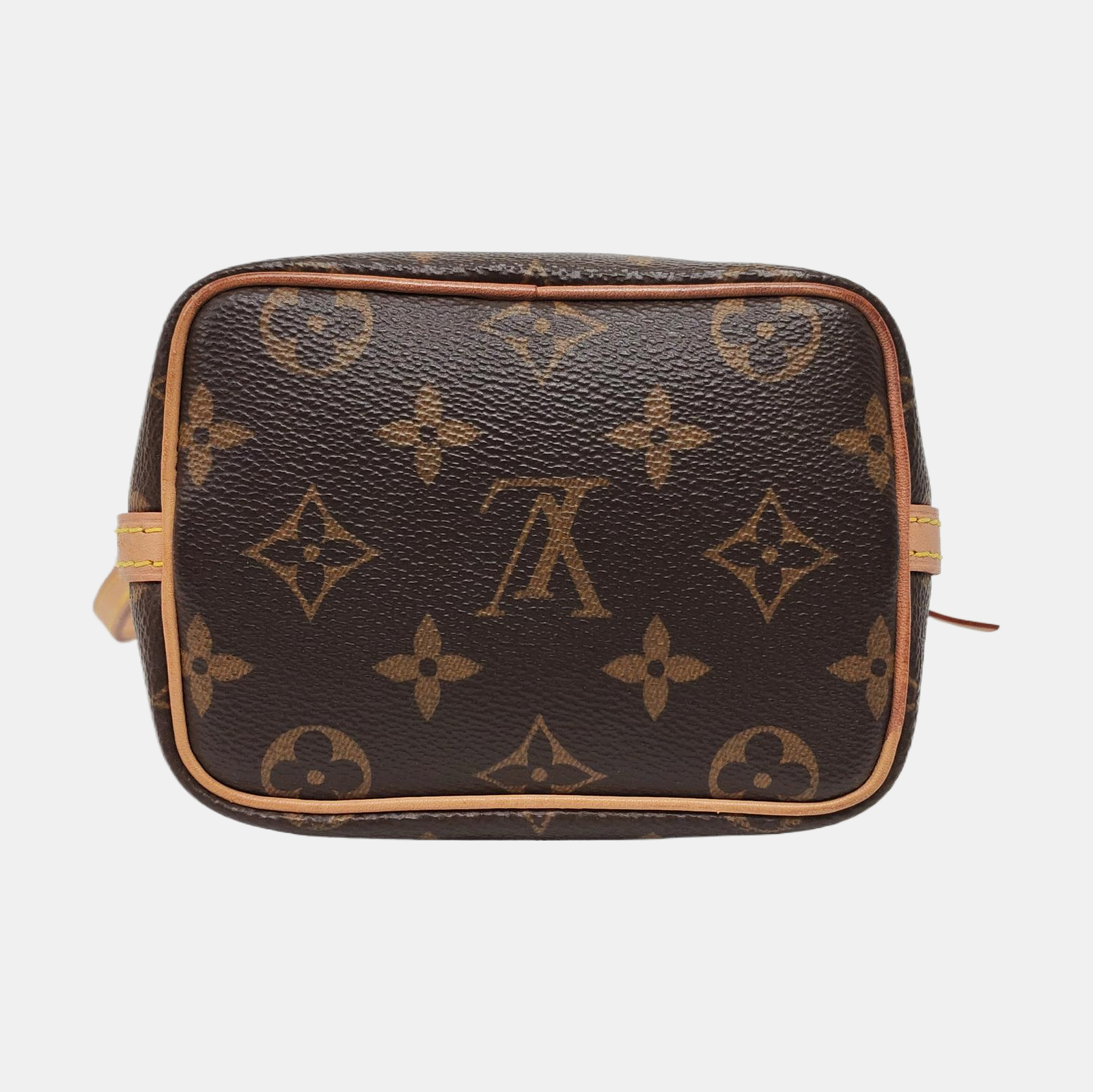 NÉONOÉ Nano Monogram Coated Canvas Brown