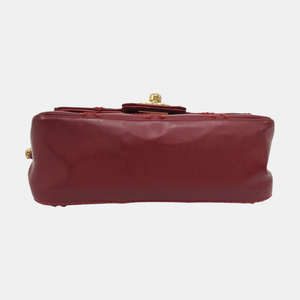 Quilted Calfskin Red