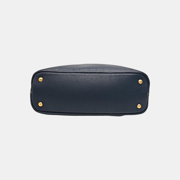 Calfskin Tote Bag Blue