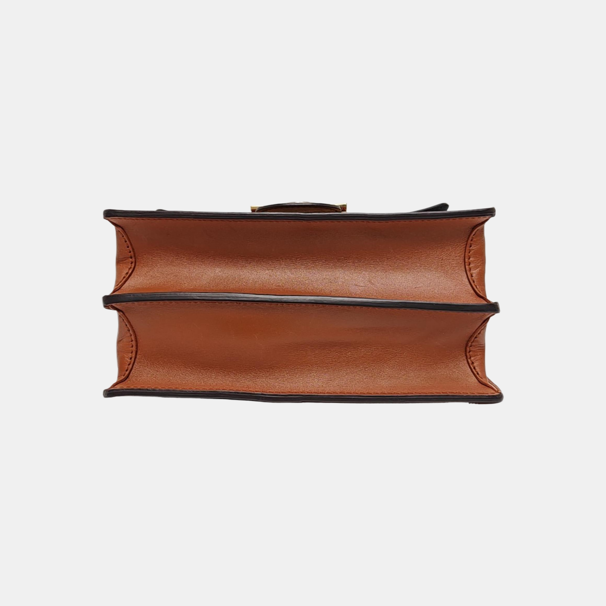 DAUPHINE MM Monogram Coated Canvas Brown