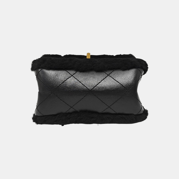2.55 Quilted Sheepskin Black