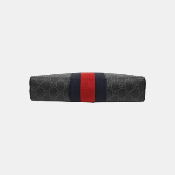GG Supreme Monogram Coated Canvas Gray