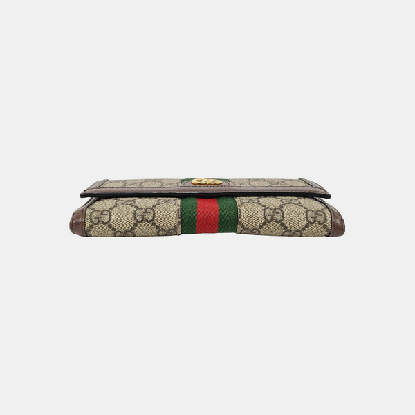 Ophidia Mini Monogram Coated Canvas Beige