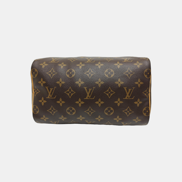 SPEEDY 25 Monogram Coated Canvas Brown