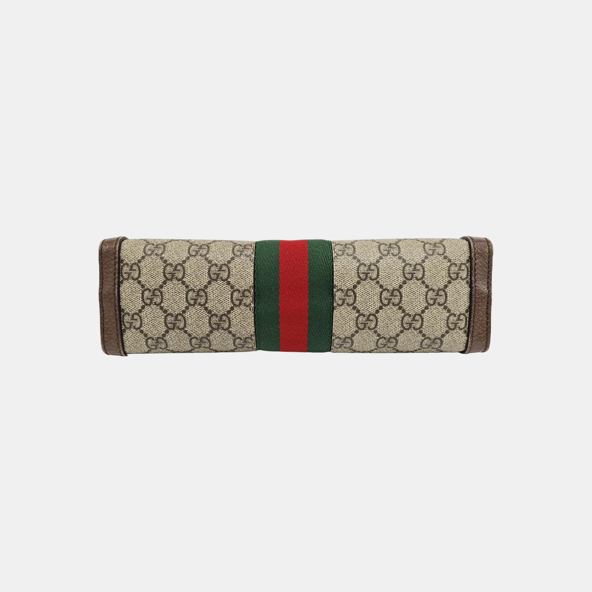 Ophidia Medium Monogram Coated Canvas Beige