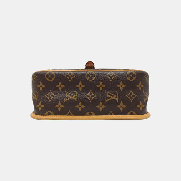 DIANE Monogram Coated Canvas Brown