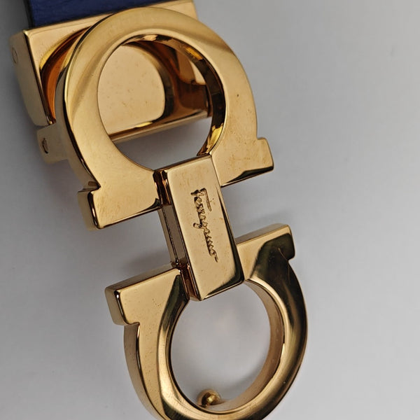 Leather Belt Blue