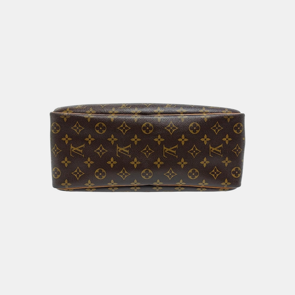 DEAUVILLE MM Monogram Coated Canvas Brown