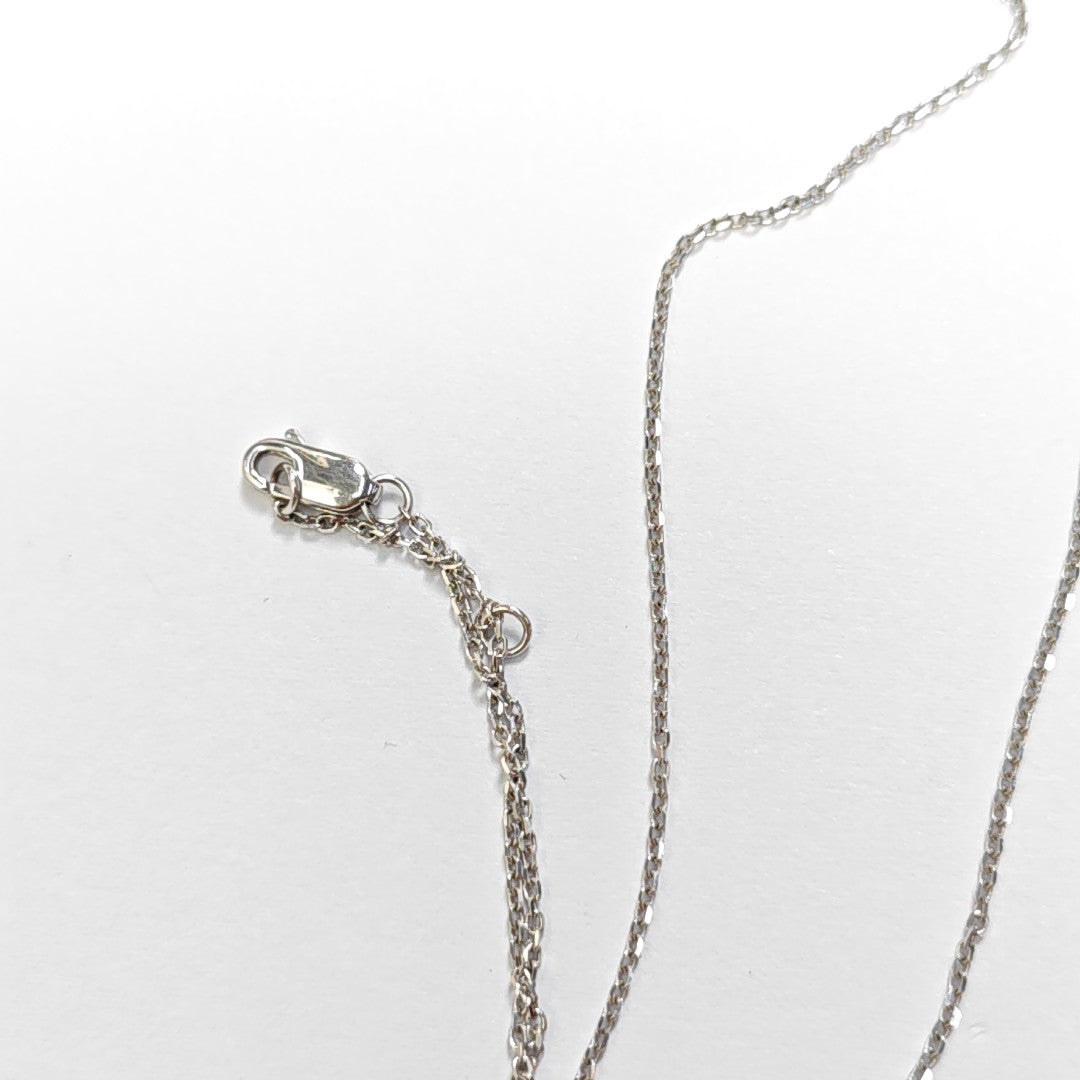 Force 10 18k White Gold Silver Necklace