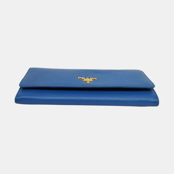 Leather Wallet Blue