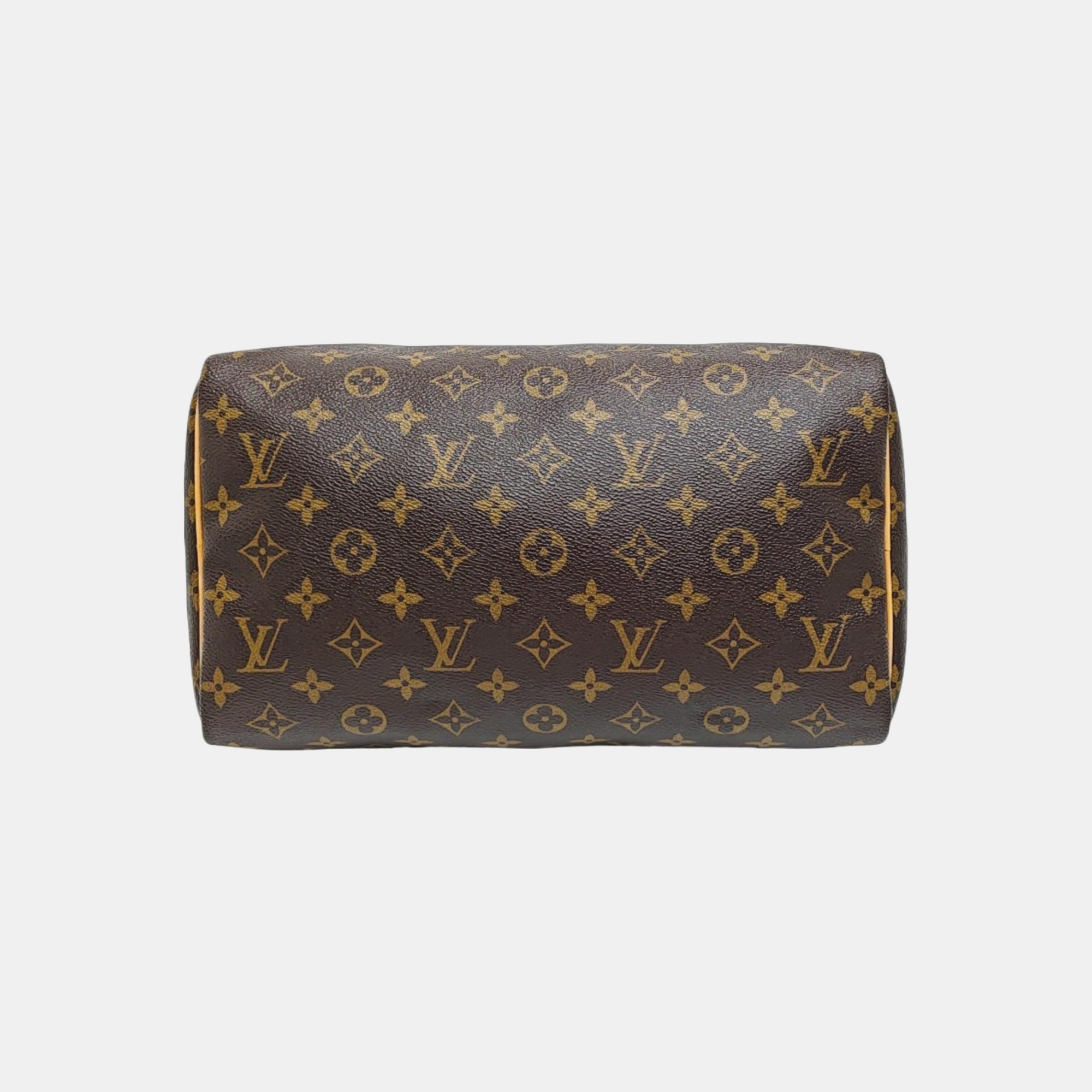 SPEEDY 30 Monogram Coated Canvas Brown