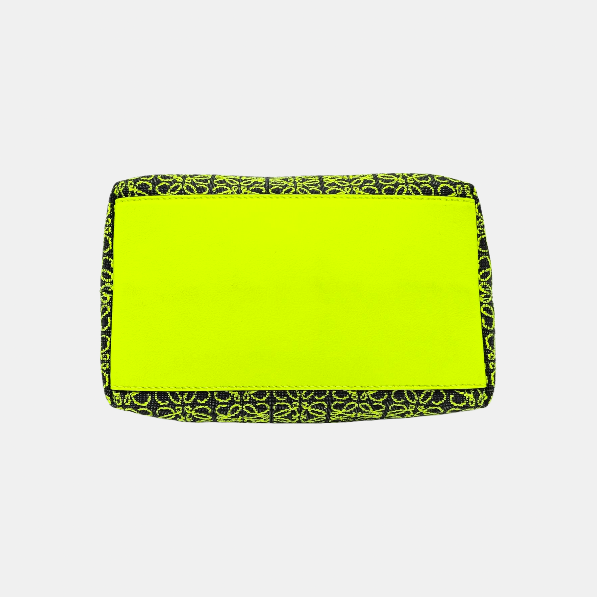 Fabric Top Handle Bag Small Yellow