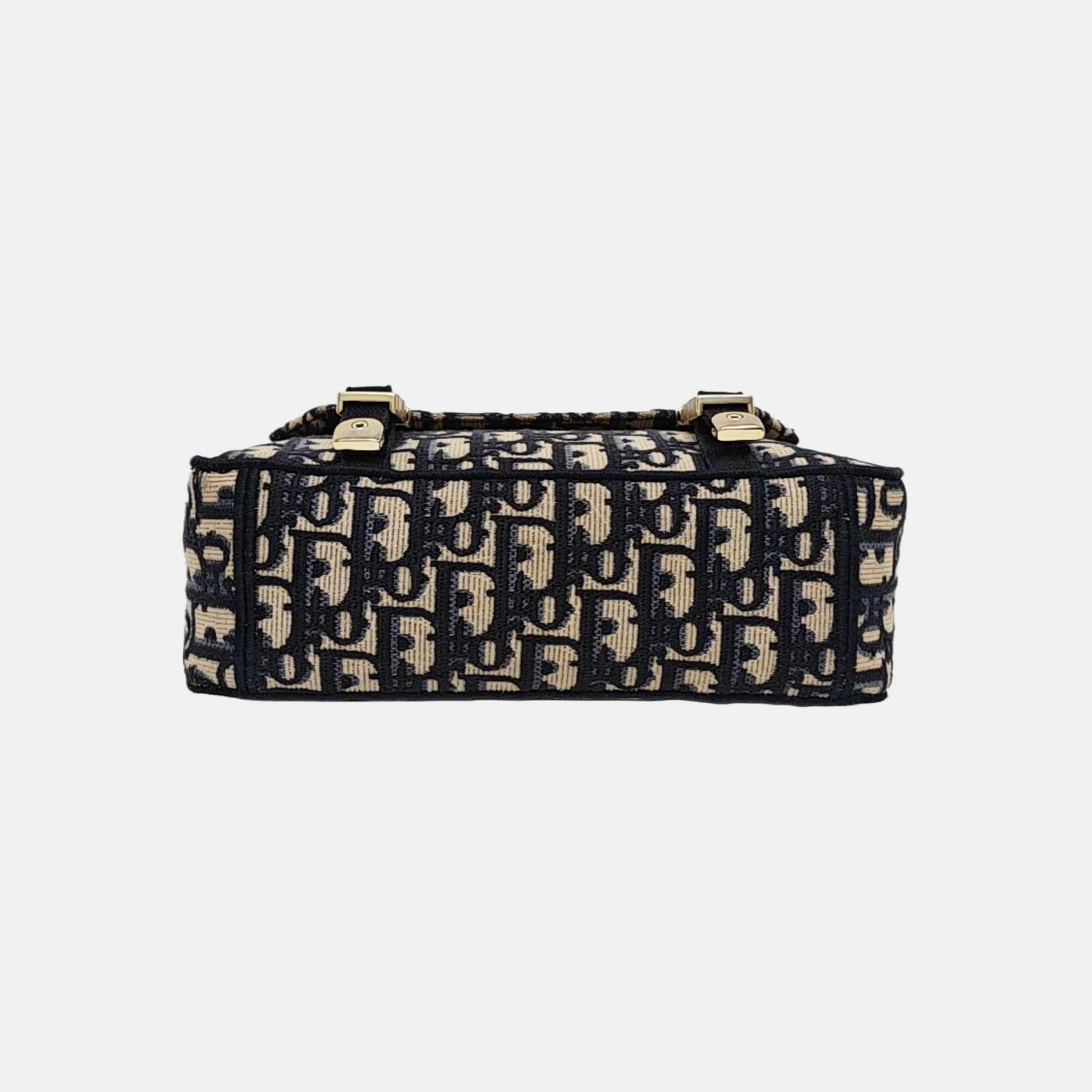 Diorcamp Small Oblique Canvas Blue