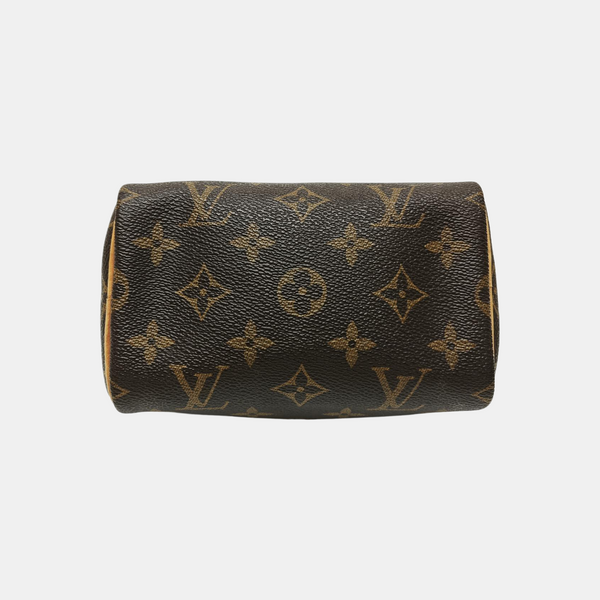 SPEEDY Nano Monogram Coated Canvas Brown