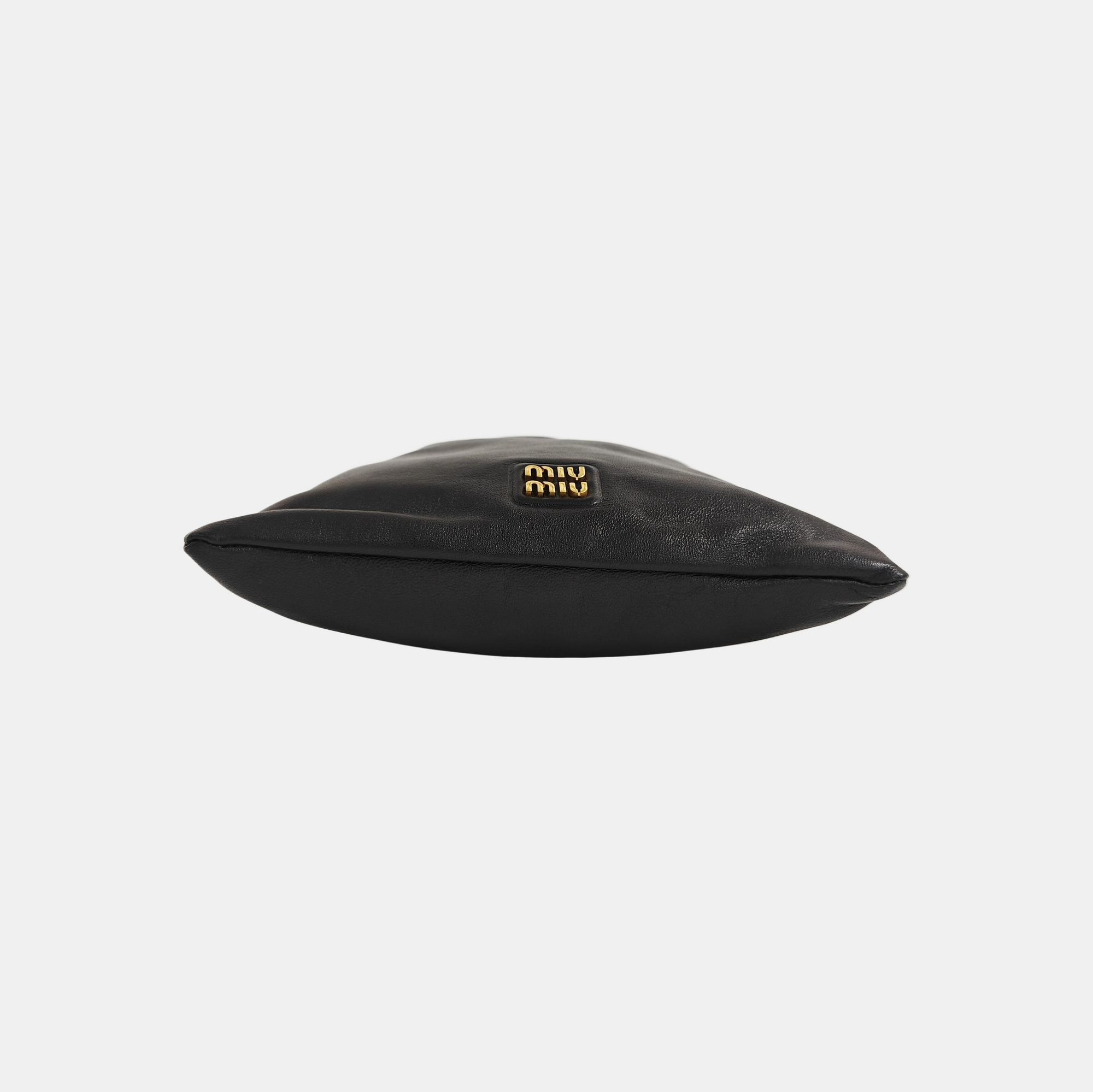 Calfskin Top Handle Bag Black