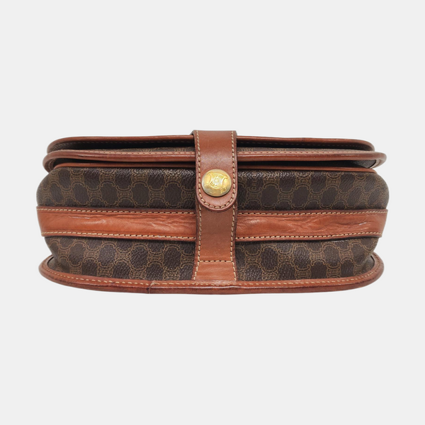 MACADAM CLUTCHES Coated Canvas Brown