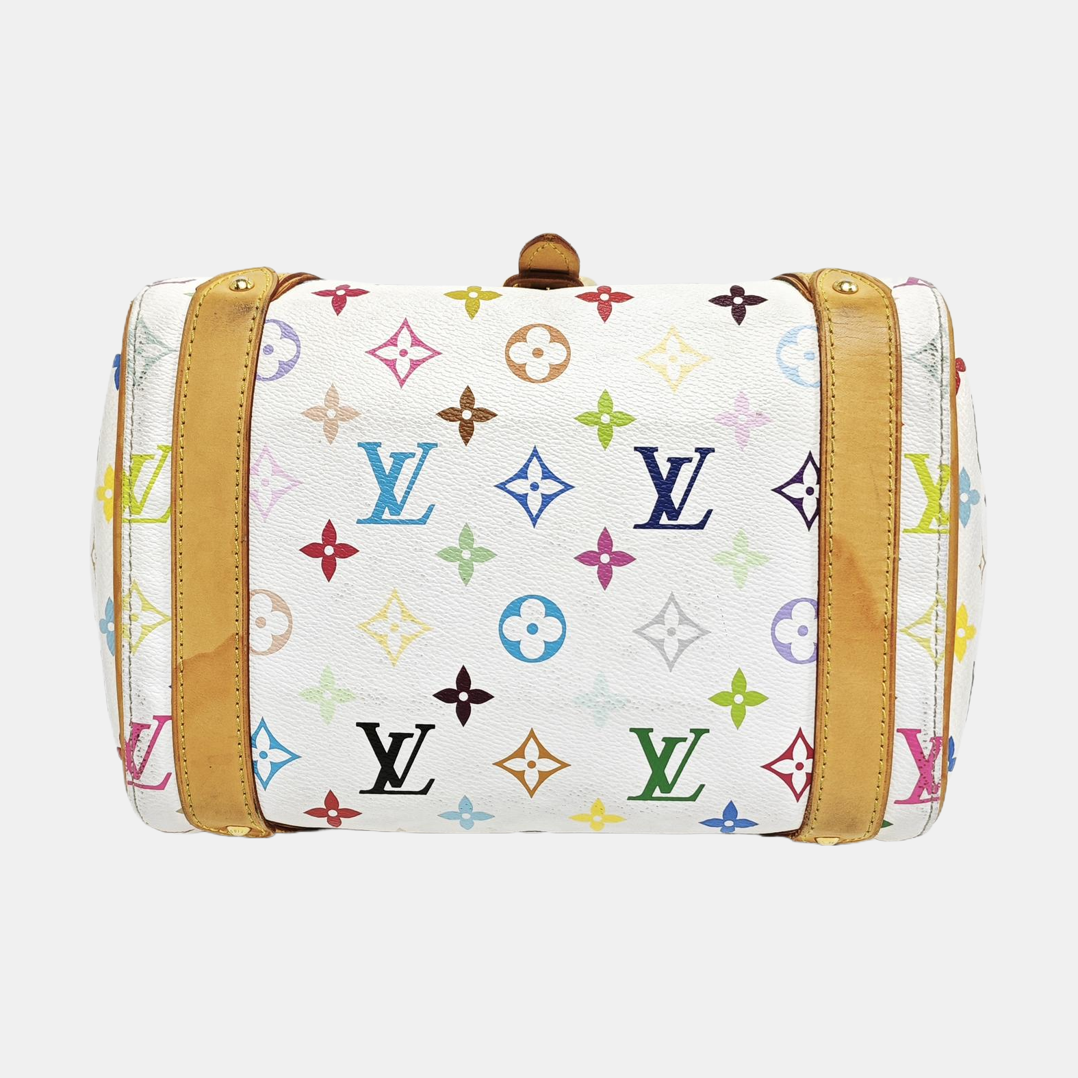 LV × TM PRISCILLA Monogram Coated Canvas White