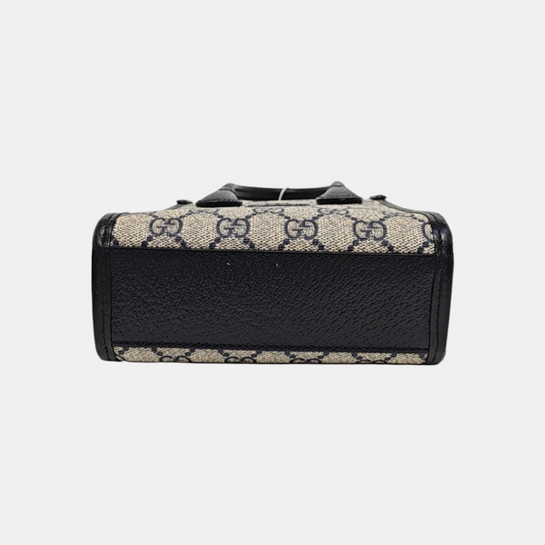 Retro Mini Monogram Coated Canvas Beige