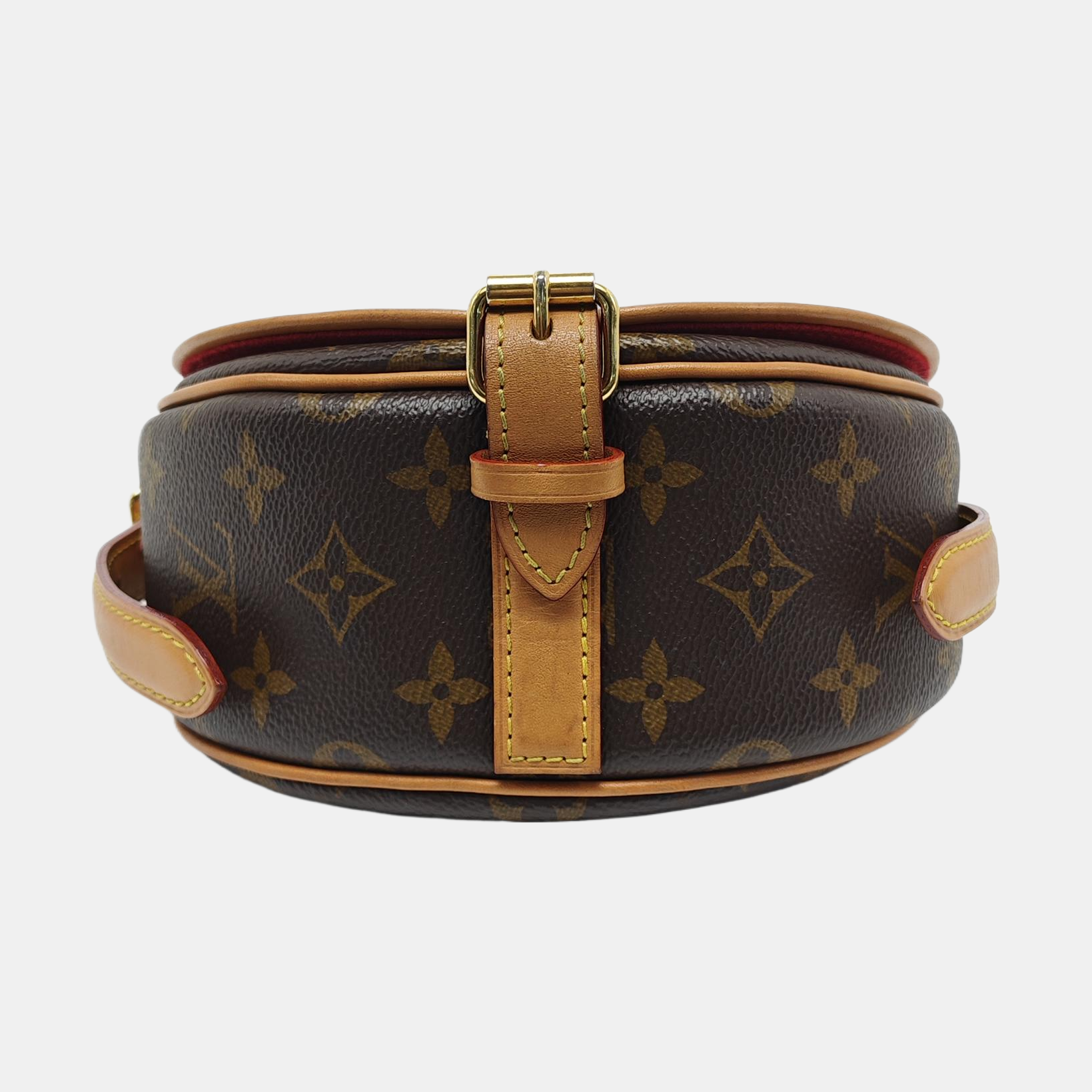 TAMBOURINE Monogram Coated Canvas Brown