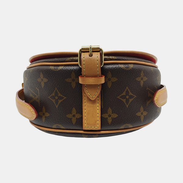 TAMBOURINE Monogram Coated Canvas Brown