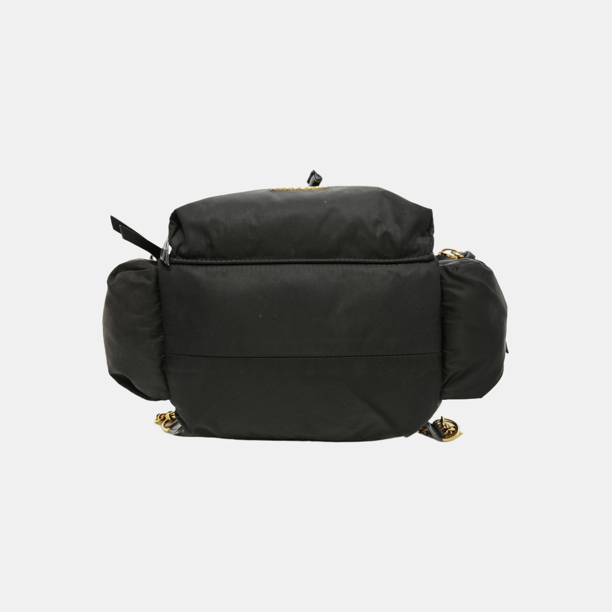 The Rucksack Medium Nylon Black