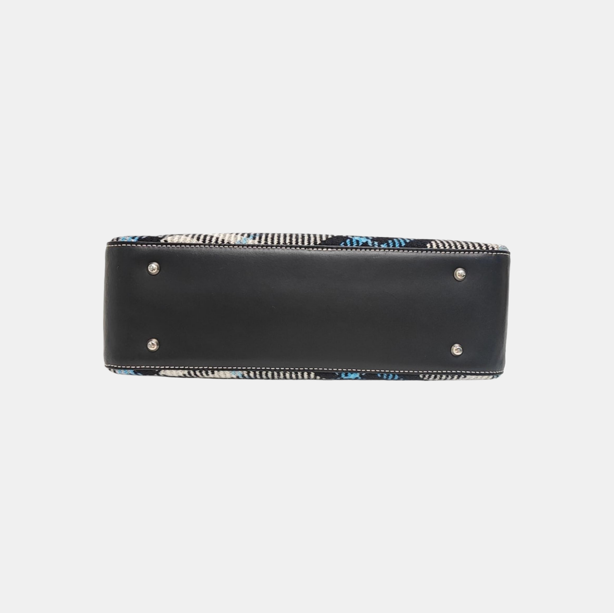 Fabric Top Handle Bag Multicolor