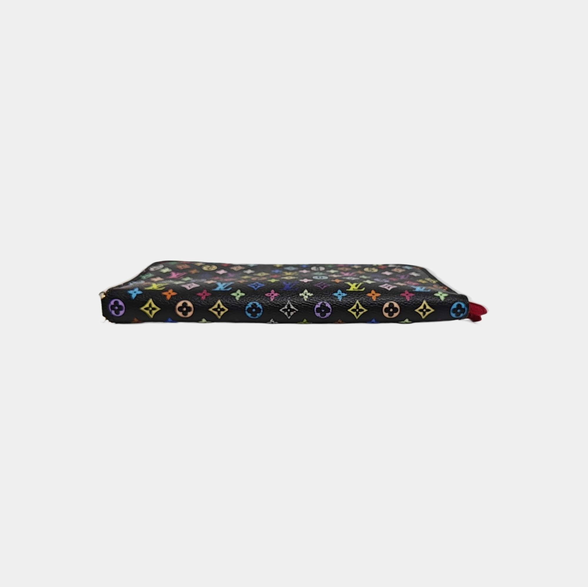 LV × TM INSOLITE Monogram Coated Canvas Black Wallet