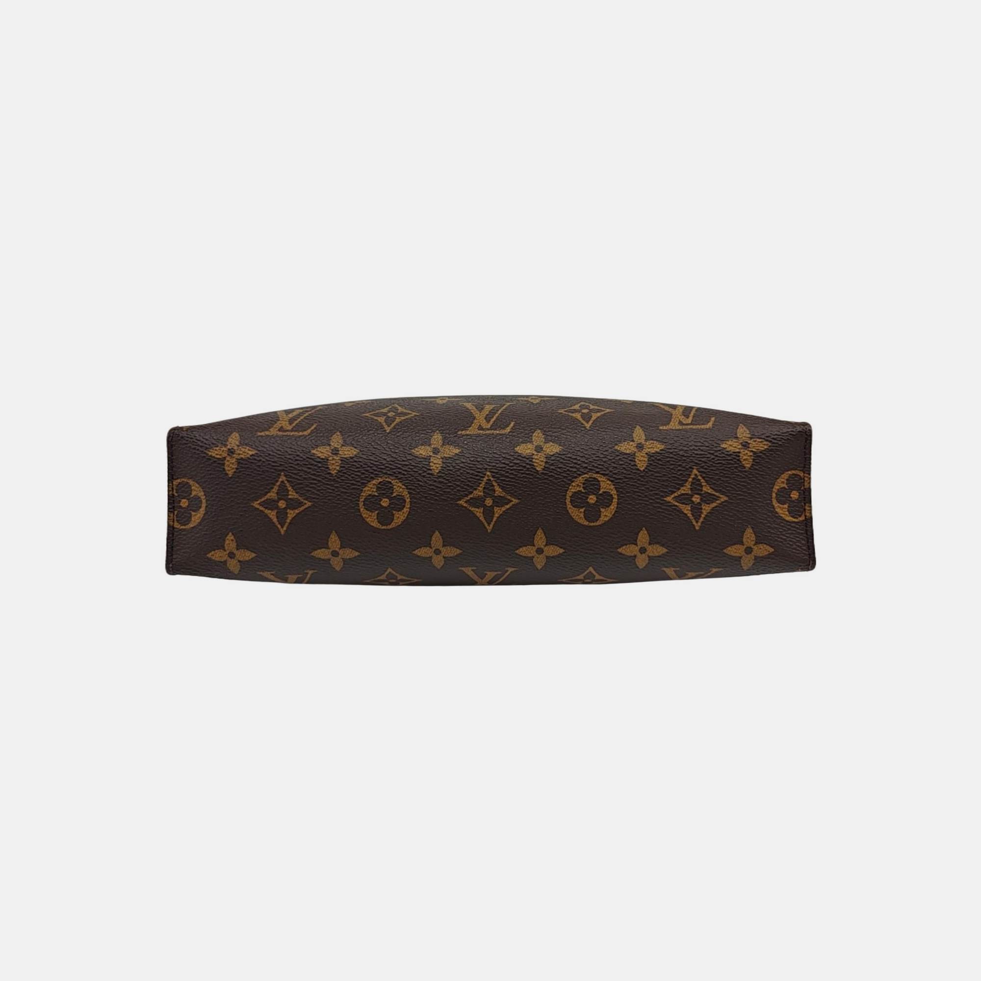 TOILET POCKET 26 Monogram Coated Canvas Brown
