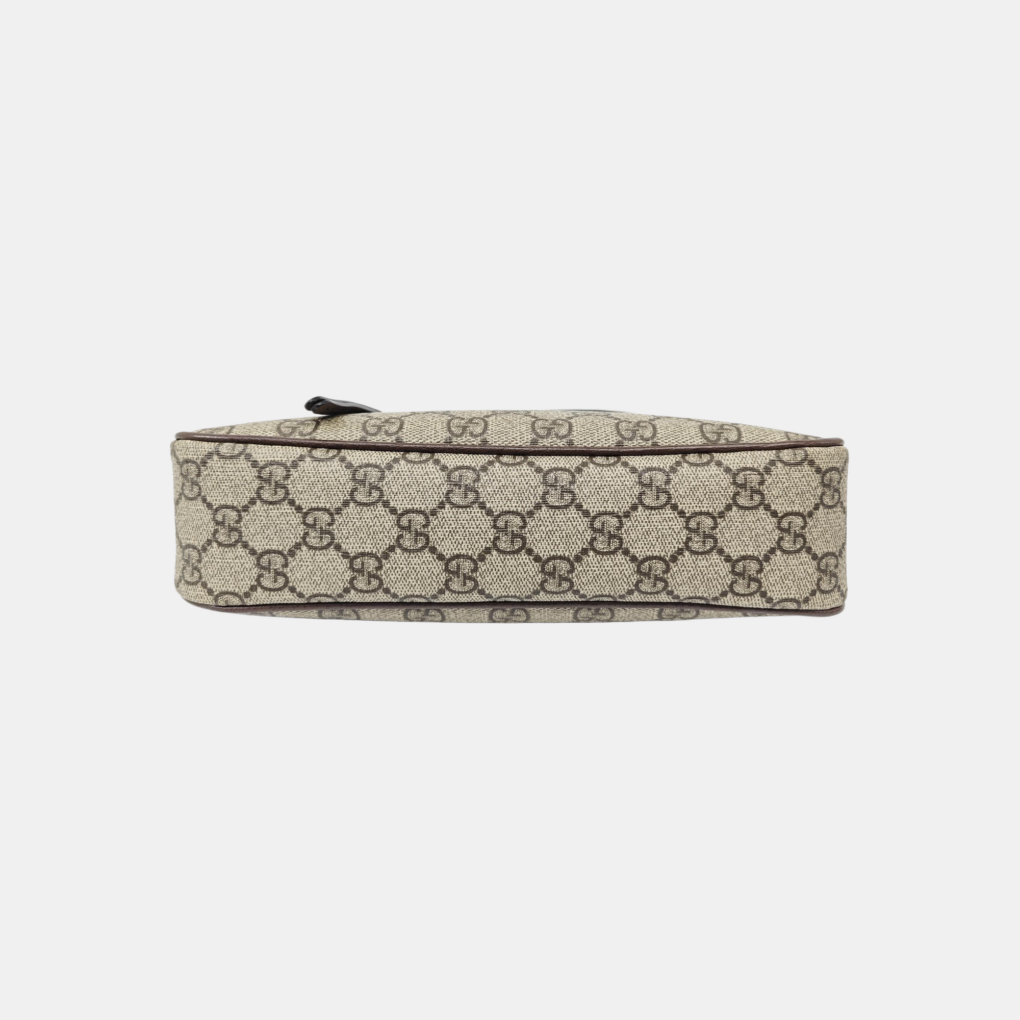 Ophidia Small Monogram Coated Canvas Brown