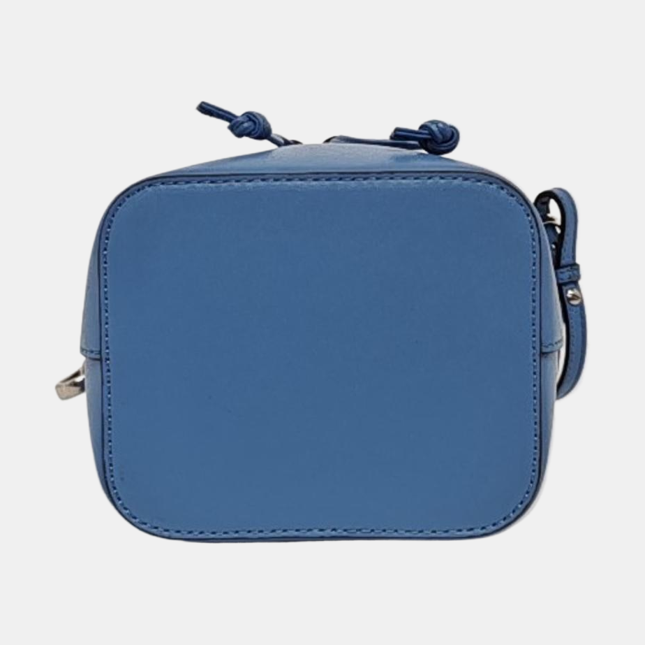Authenticated pre-owned  Mon Tresor Mini Calfskin Blue - Bucket Bag at Looply