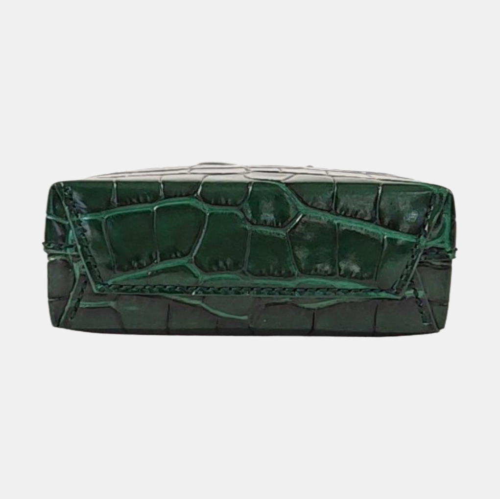 Shopping Bag Calfskin Green