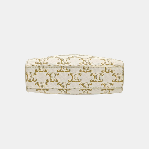 CABAS Mini Coated Canvas White