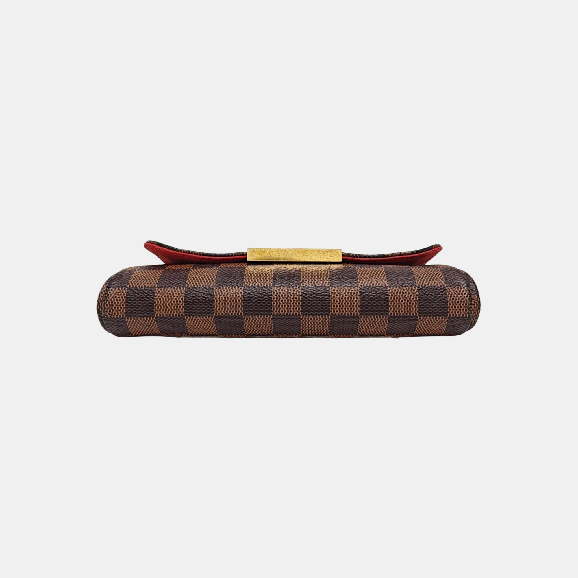FAVORITE PM Damier Ebene Coated Canvas Brown