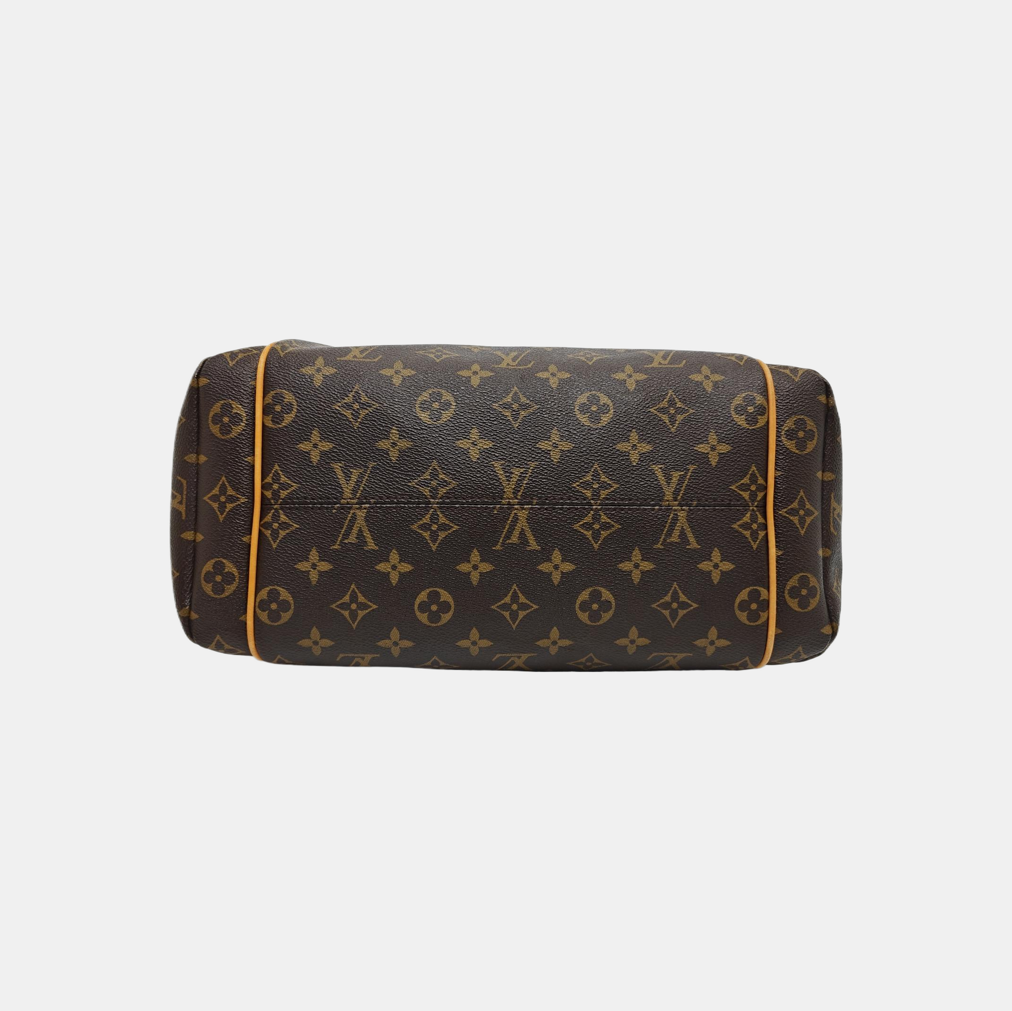 TOTALLY MM Monogram Coated Canvas Brown