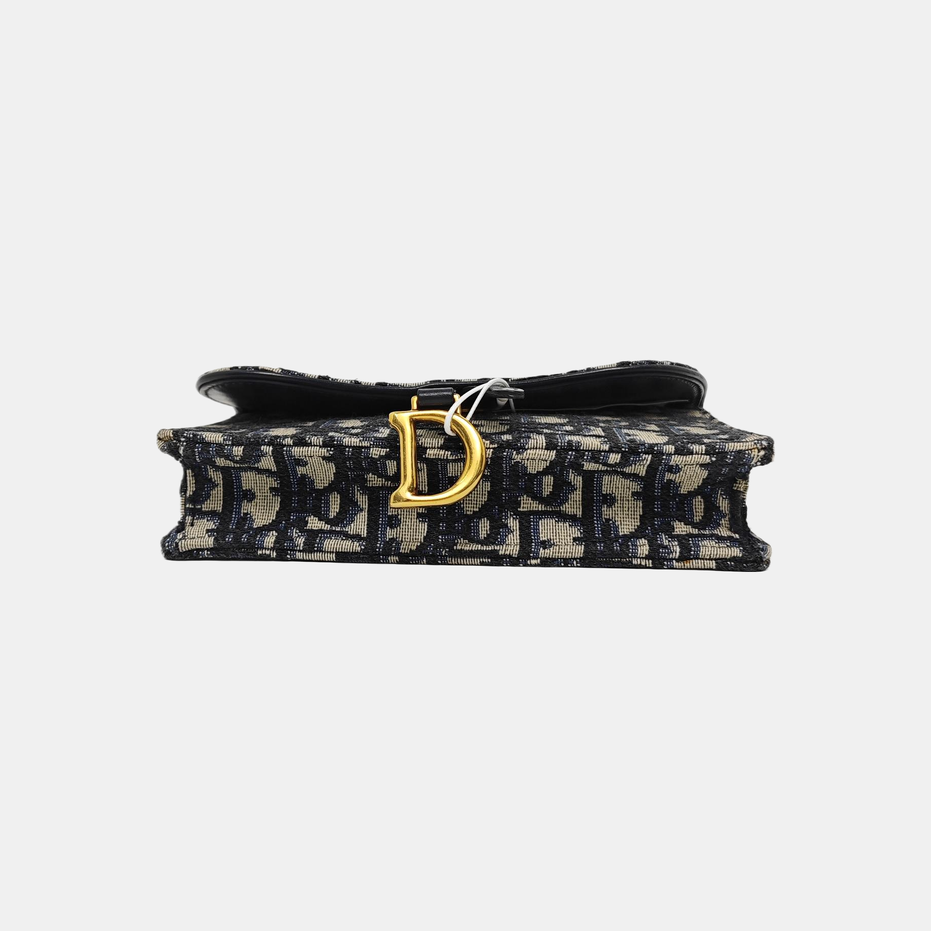 Authenticated pre-owned  Saddle Monogram Canvas Blue - Belt Bag at Looply