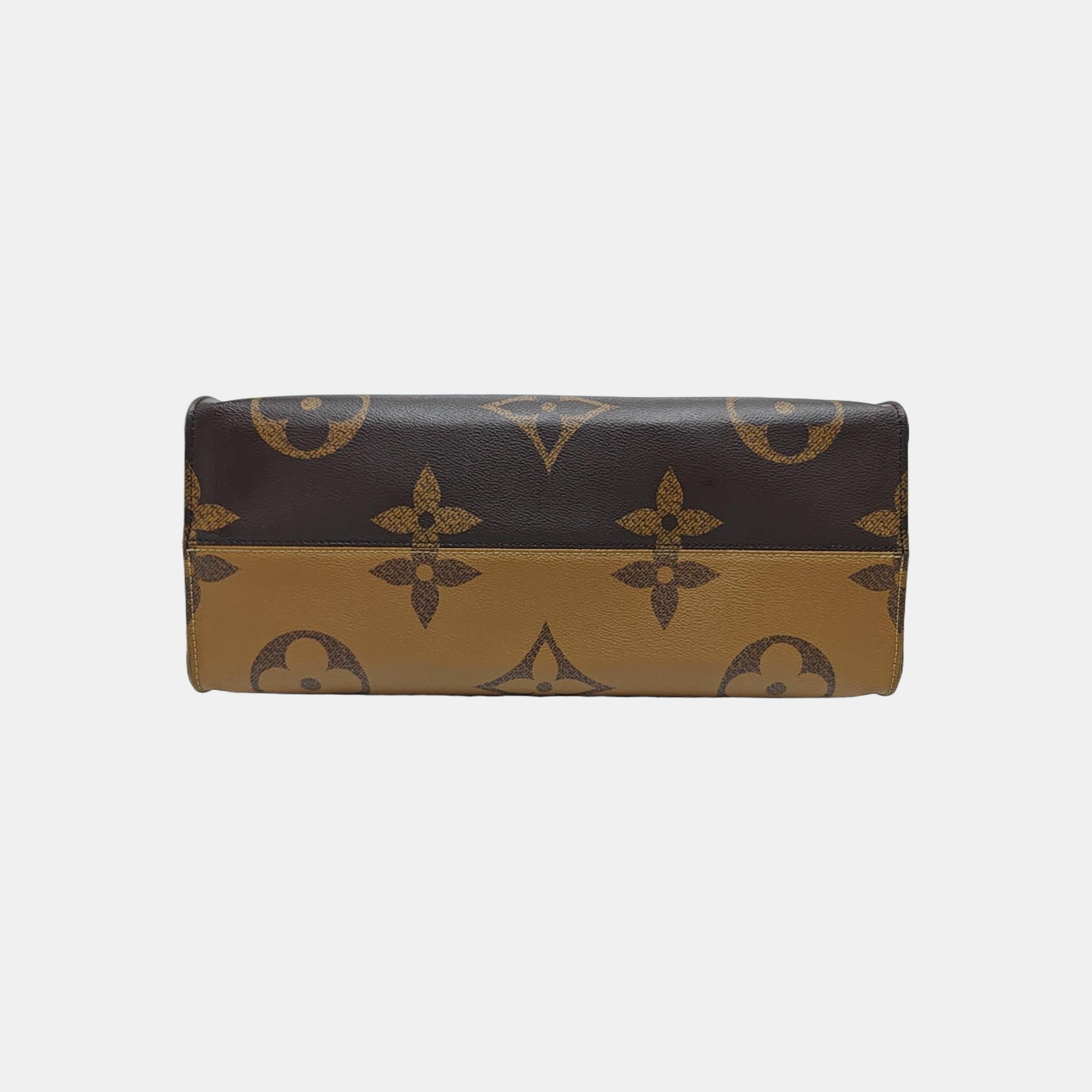 ONTHEGO GM Monogram Coated Canvas Brown
