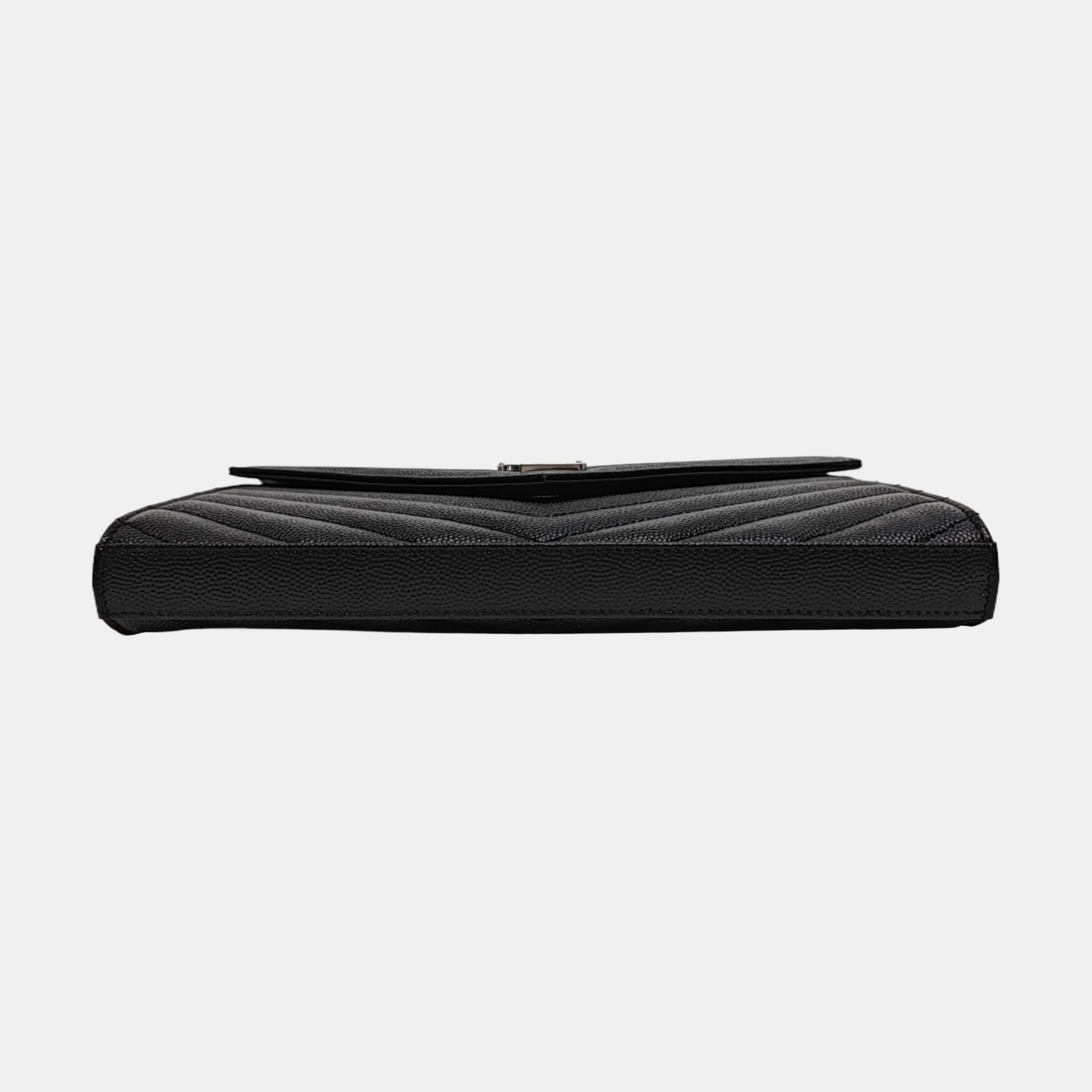 MONOGRAM Medium Chevron Calfskin Black