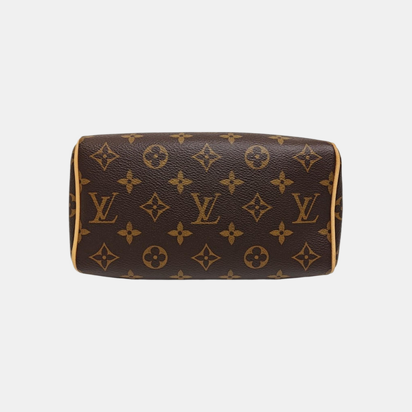 SPEEDY 20 Monogram Coated Canvas Brown